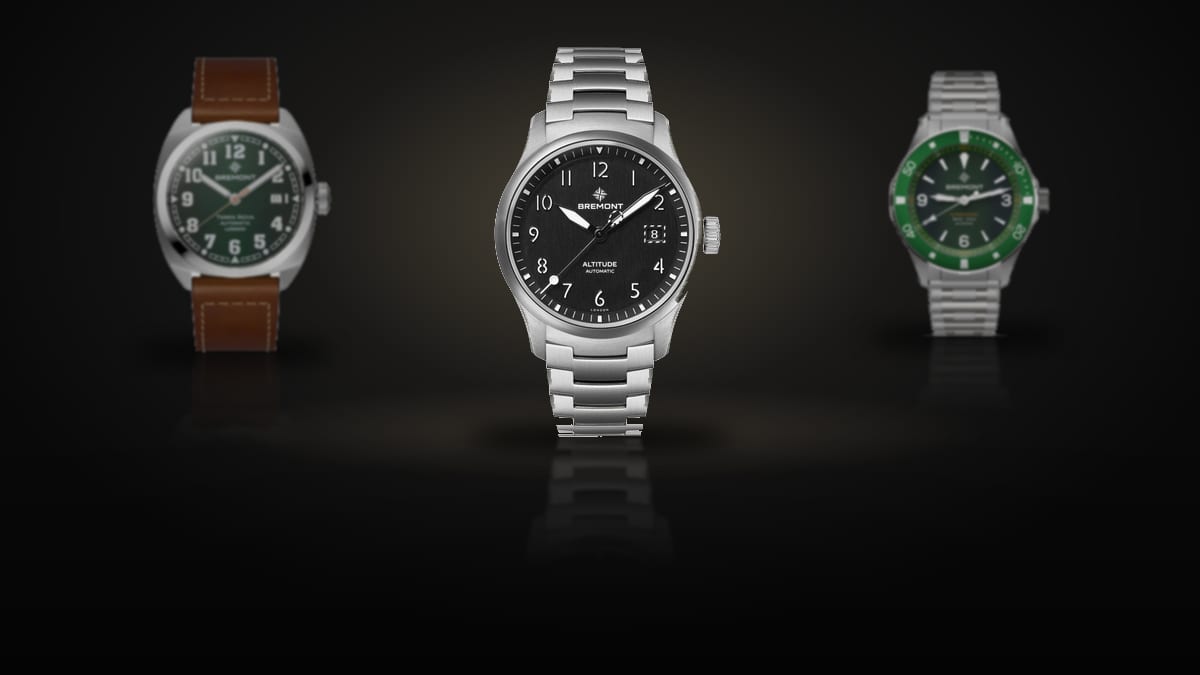 Our top picks: Bremont Altitude Date, Bremont Terra Nova, Bremont Supermarine 300M
