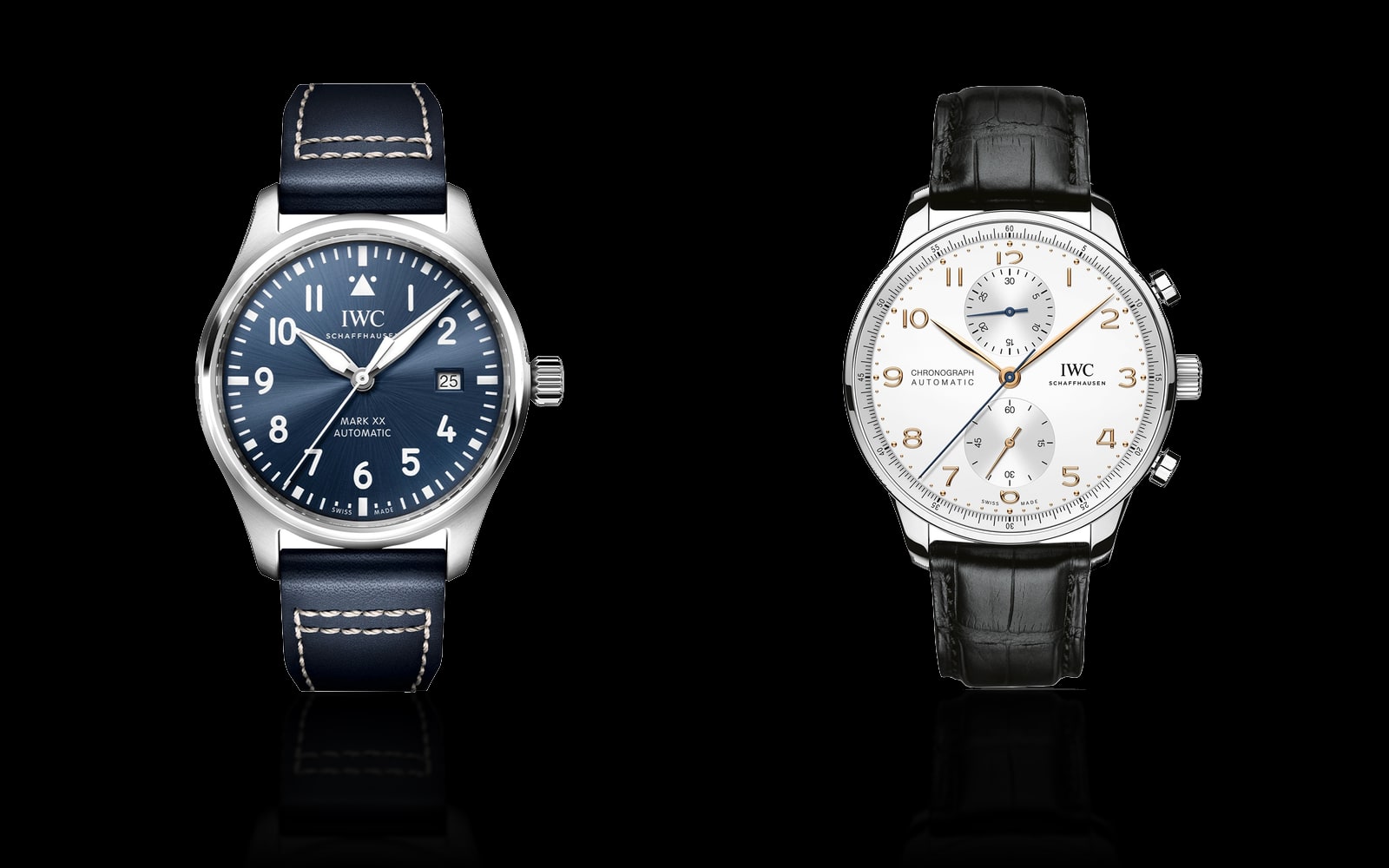 IWC Pilots Mark XX and IWC Portugieser Chronograph