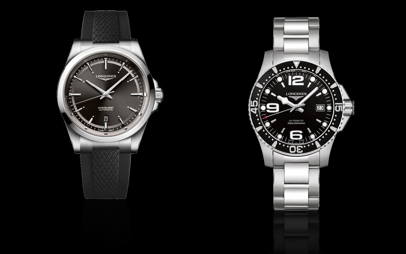 Longines Conquest and Longines HydroConquest